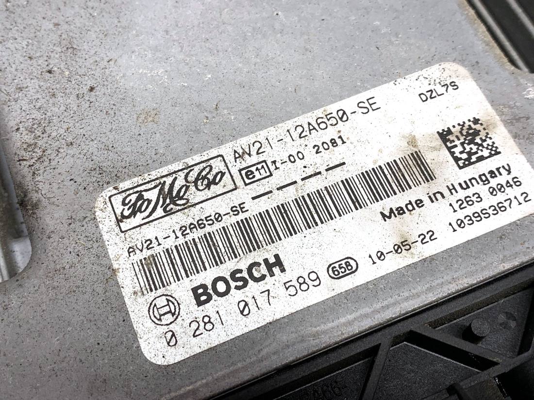ЕБУ блок управління двигуна Ford Fiesta AV21-12A650-SE — фото деталі 3