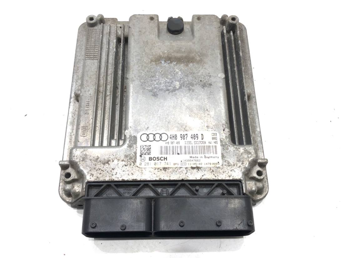 ЕБУ блок управління двигуна Audi A8 D4 4H0907409D 0281017741