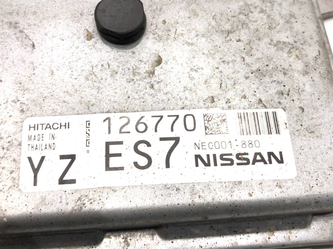 ЕБУ блок управління двигуна Nissan Micra NEC001-880 — фото деталі 4