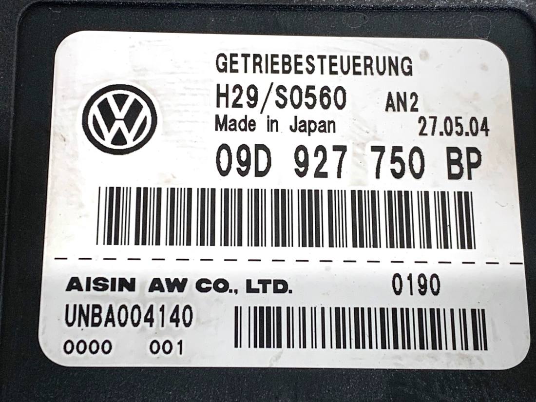 ЕБУ блок управління двигуна Volkswagen Touareg 09D927750BP — фото деталі 4