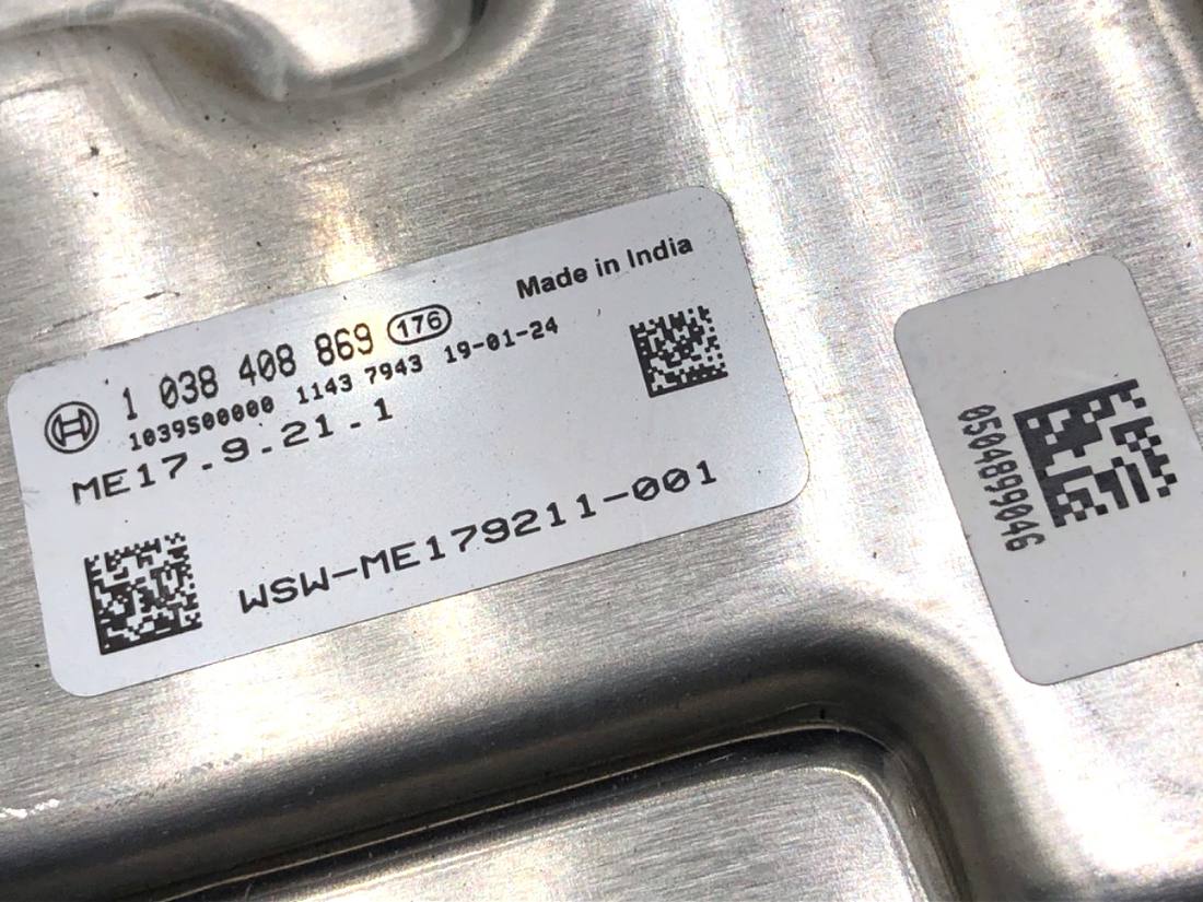ЕБУ блок управління двигуна Hyundai I20 39128-03010 1038408869 — фото деталі 4