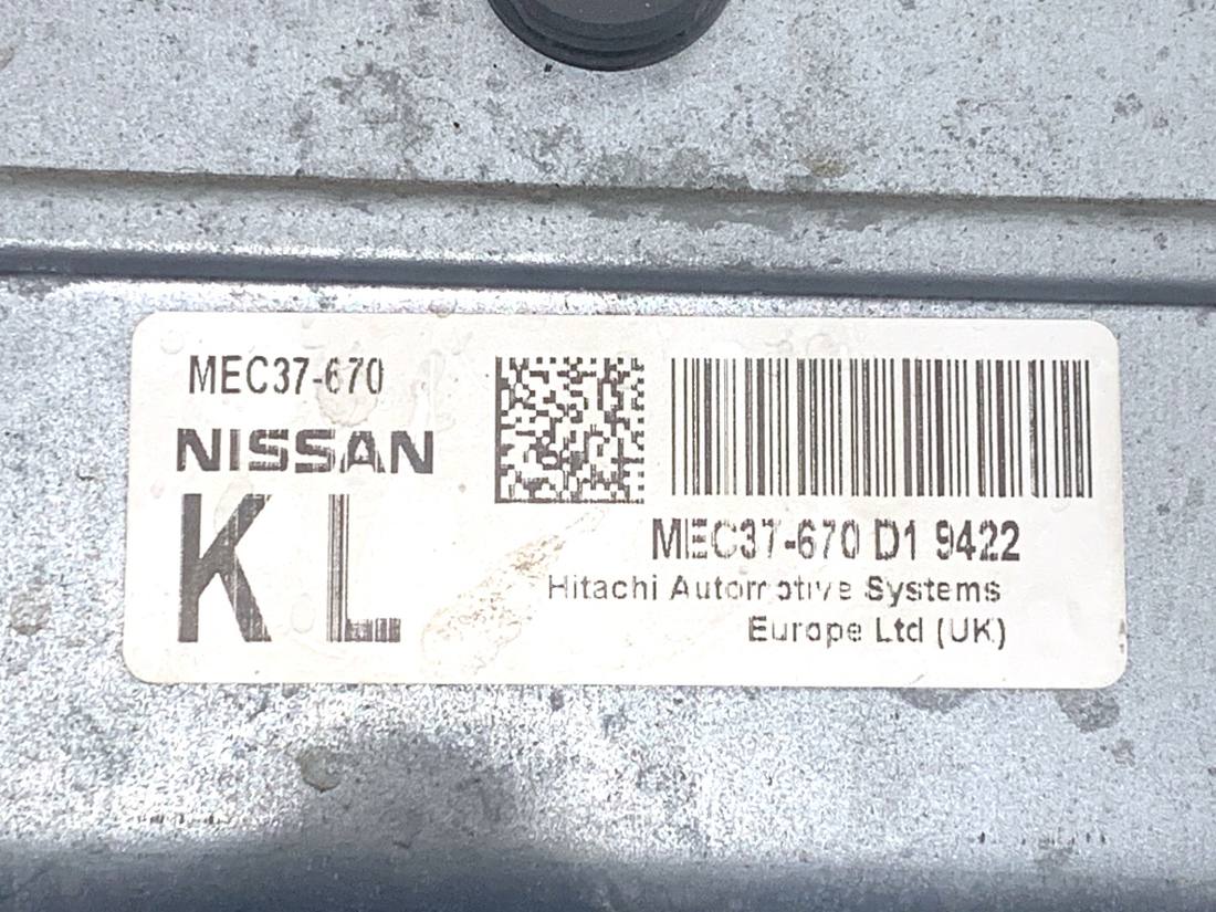 ЕБУ блок управління двигуна Nissan Note MEC37-670 — фото деталі 4