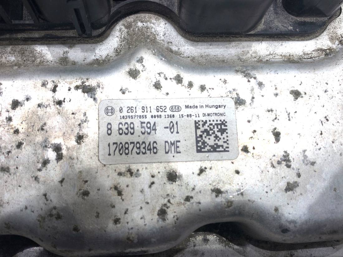 ЕБУ блок управління двигуна BMW 3 F30 8639594 0261911652 — фото деталі 4