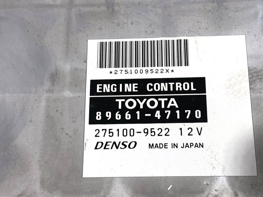 ЕБУ блок управління двигуна Toyota Prius 89661-47170 — фото деталі 4