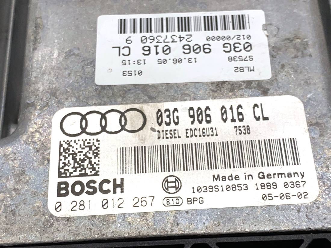 ЕБУ блок управління двигуна Audi A4 B7 03G906016CL — фото деталі 3