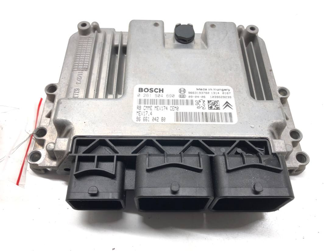 ЕБУ блок управління двигуна Citroen C4 9666104280 0261S04690