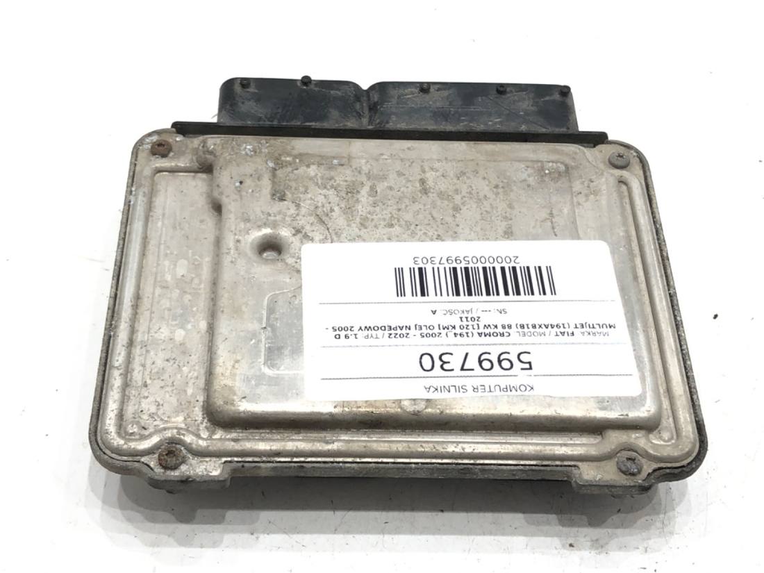 ЕБУ блок управління двигуна Fiat Croma 55202699 0281012147 — фото деталі 2