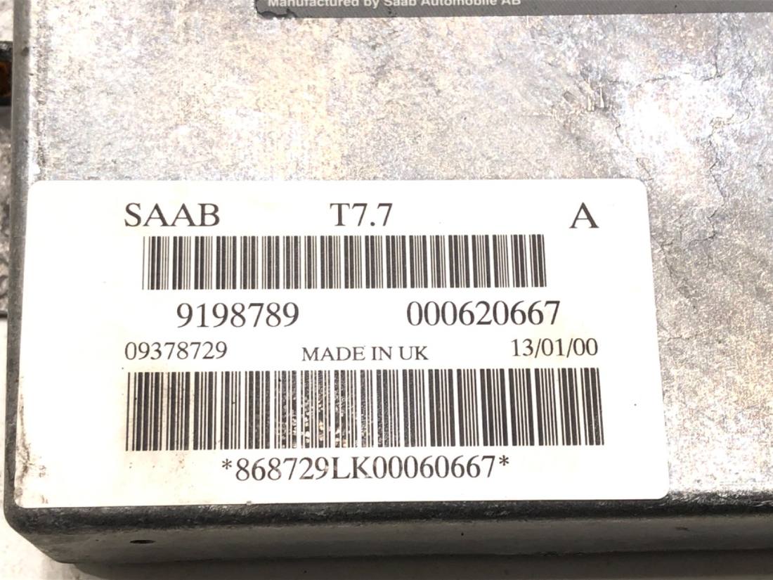 ЕБУ блок управління двигуна Saab 9-5 5169388 — фото деталі 5