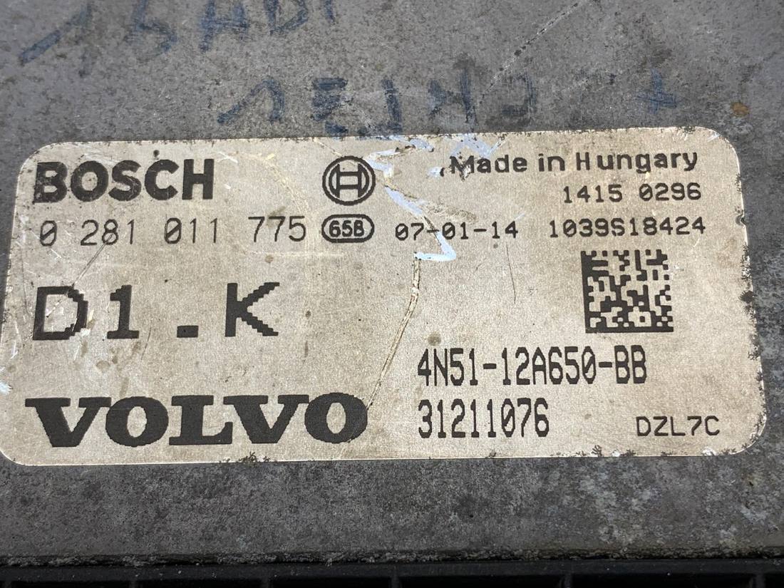 ЕБУ блок управління двигуна Volvo V50 4N51-12A650-BB — фото деталі 4