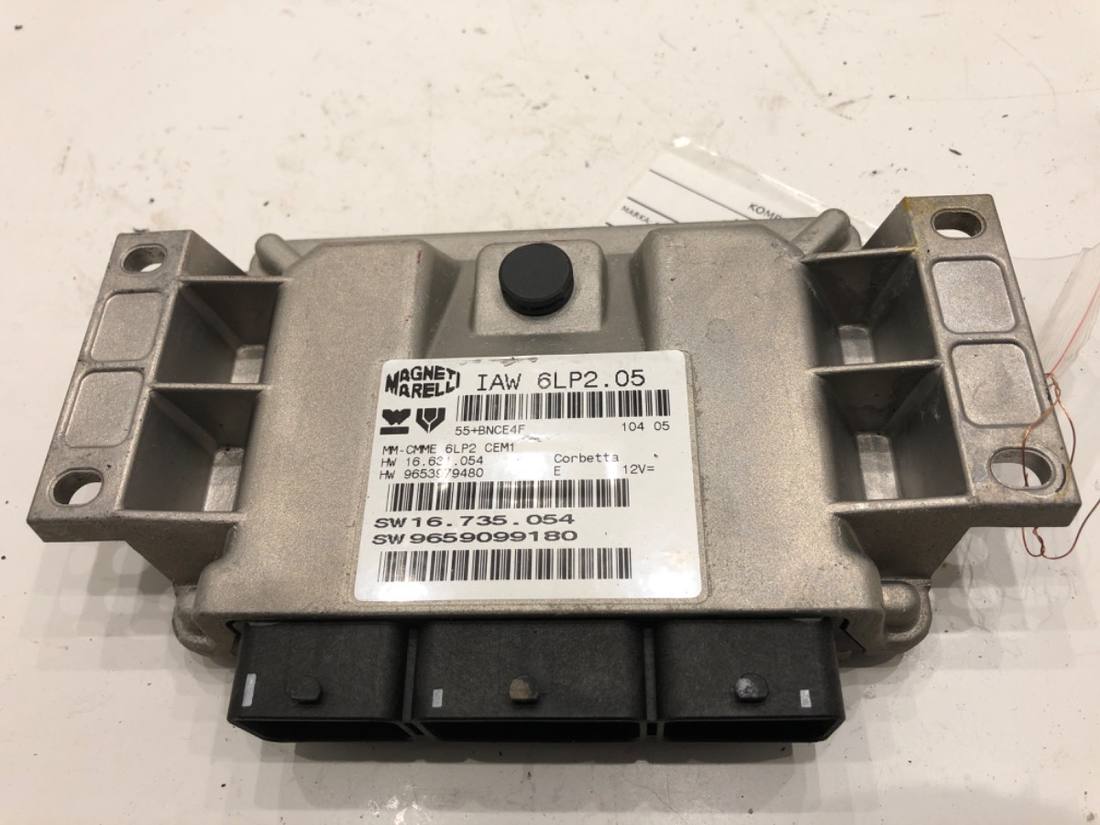 ЕБУ блок управління двигуна Citroen C4 IAW6L9205 9659099180 — фото деталі 3