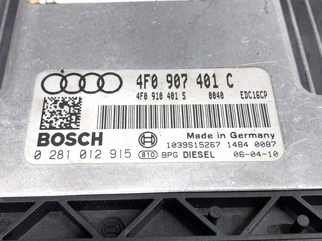ЕБУ блок управління двигуна Audi A6 C6 4F0907401C 0281012915 — фото деталі 4