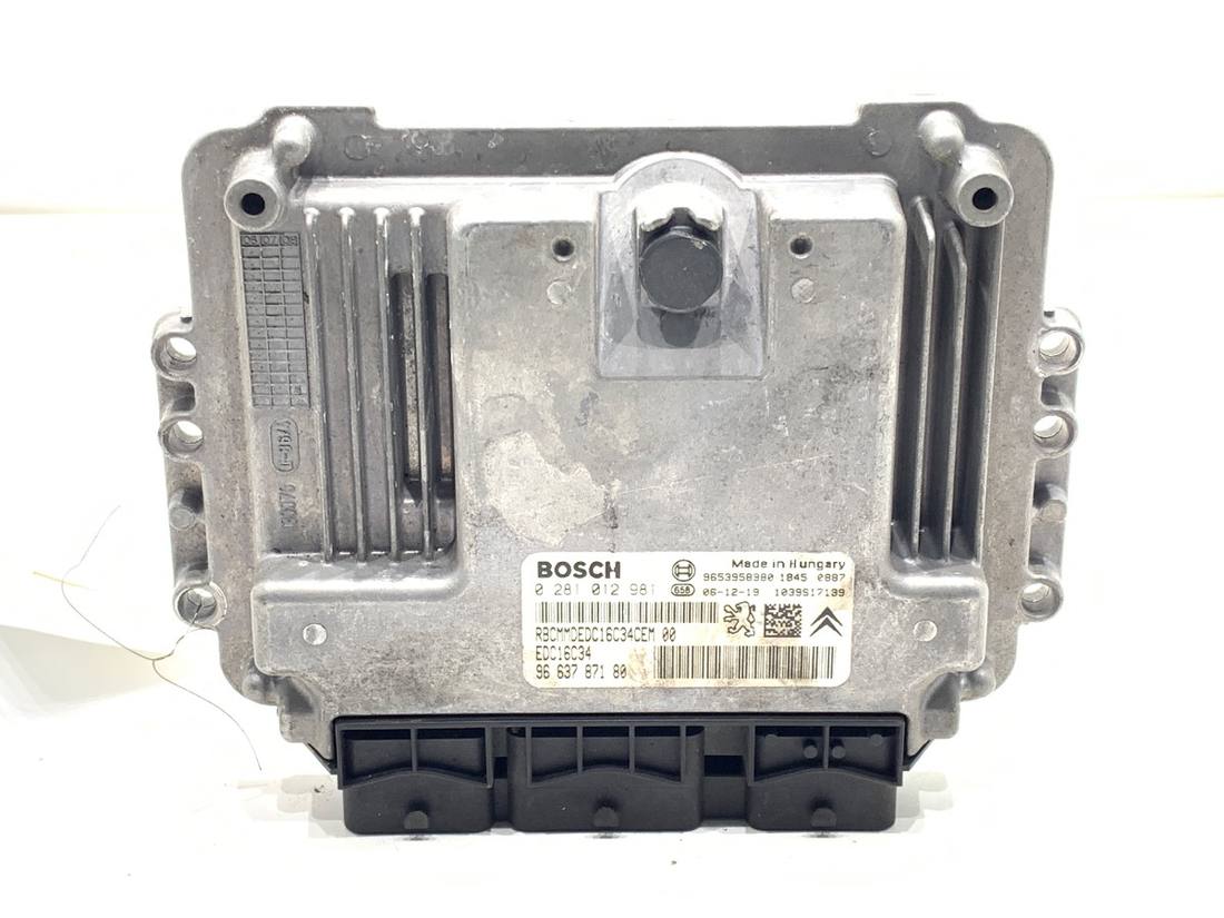 ЕБУ блок управління двигуна Citroen C4 9663787180