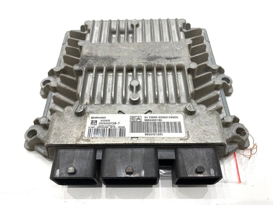 ЕБУ блок управління двигуна Citroen C2 9663483180