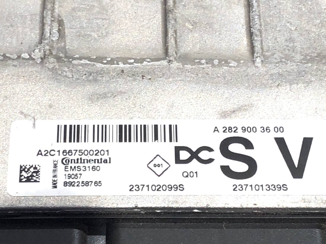 ЕБУ блок управління двигуна Renault Megane 4 A2C1667500201 2829003600 — фото деталі 4
