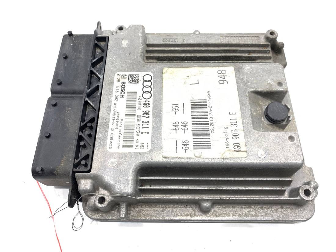 ЕБУ блок управління двигуна Audi A6 C7 4G0907311E 0281018892