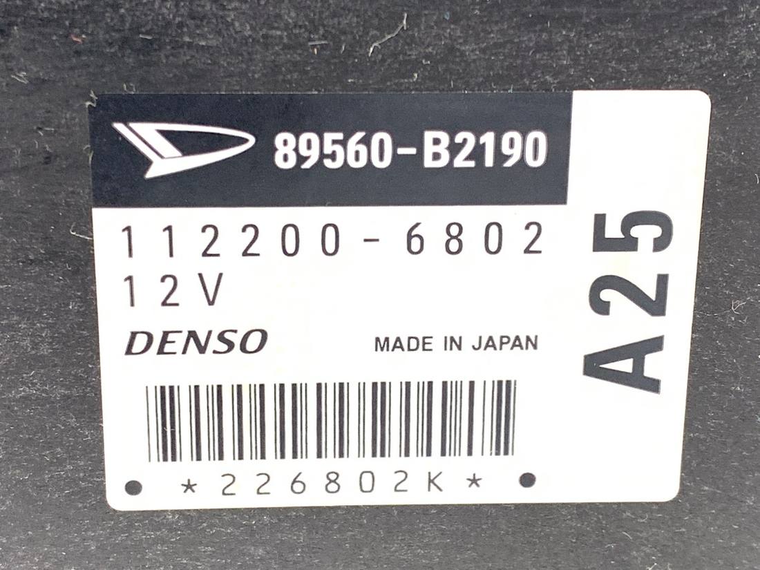 ЕБУ блок управління двигуна Daihatsu Cuore 89560-B2190 — фото деталі 5