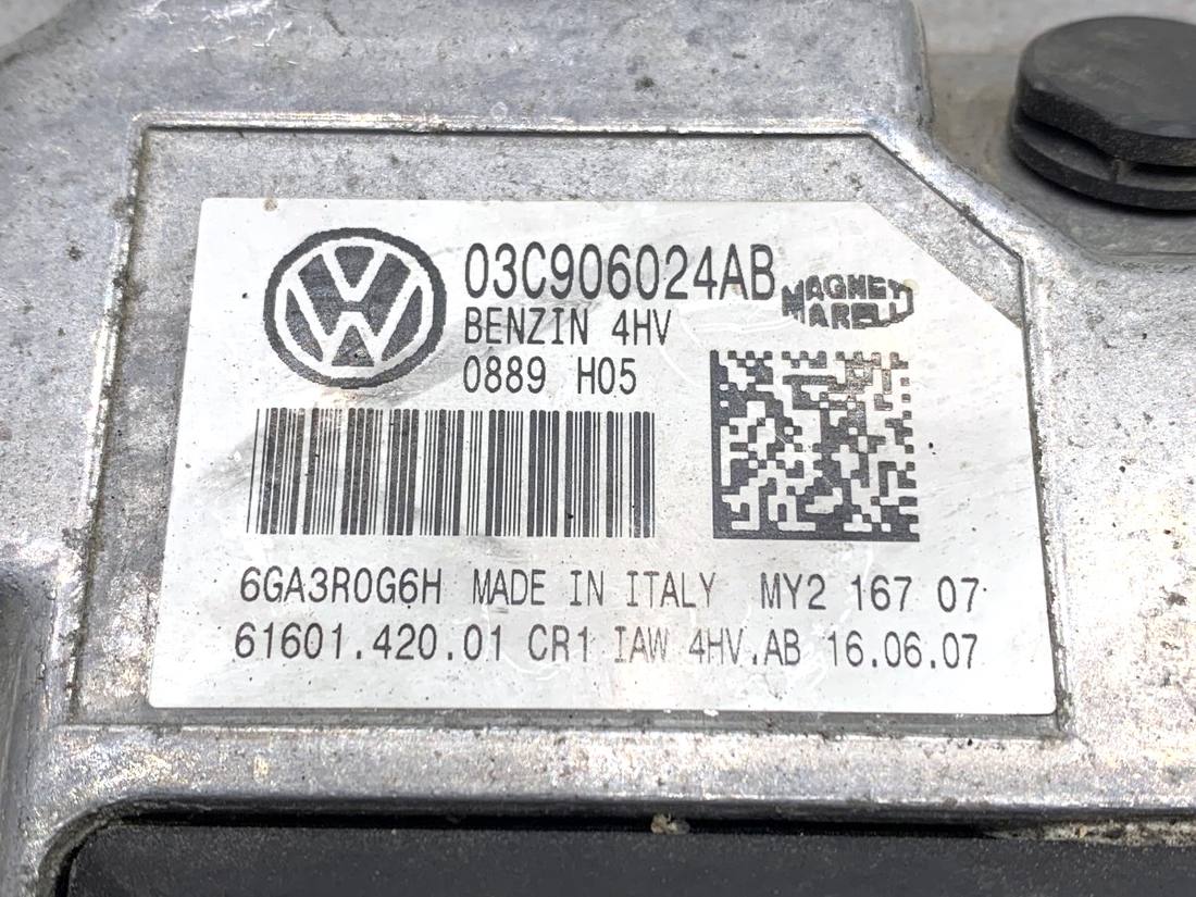 ЕБУ блок управління двигуна Skoda Fabia 1 03C906024AB — фото деталі 3