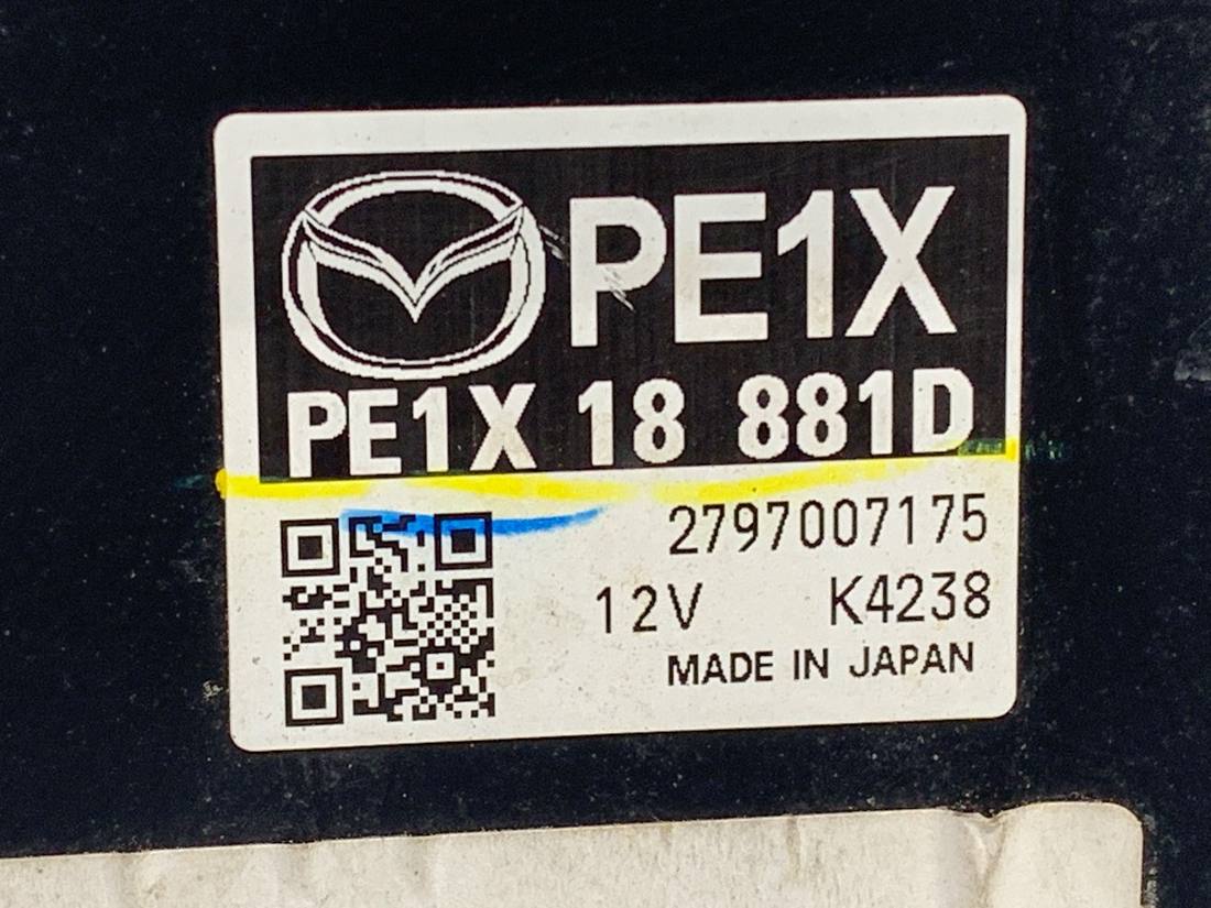 ЕБУ блок управління двигуна Mazda CX-5 PE1X18881D — фото деталі 4