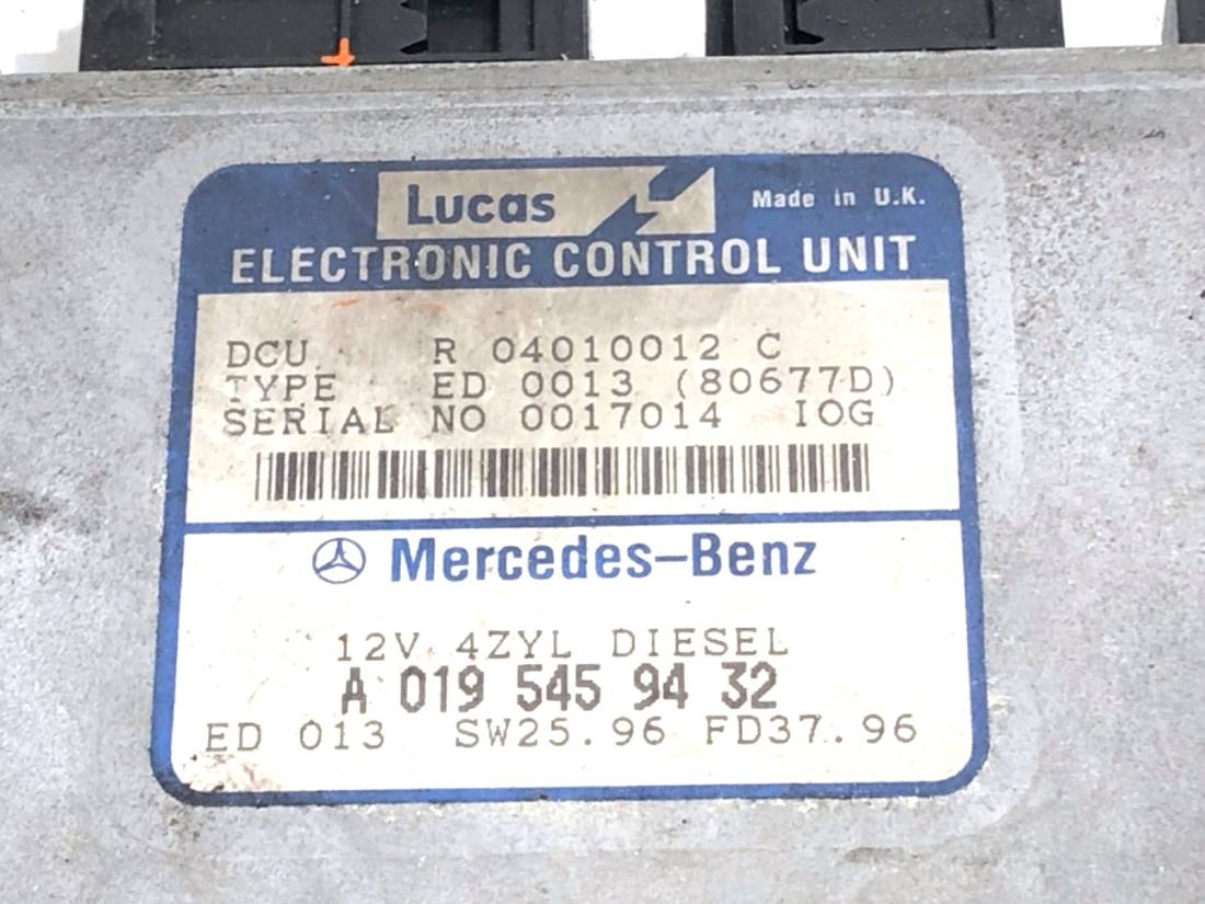 ЭБУ блок управления двигателем Mercedes E W210 A0195459432 — фото детали 4