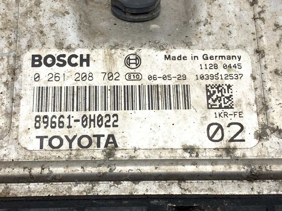 ЕБУ блок управління двигуна Peugeot 107 89661-0H022 0261208702 — фото деталі 4