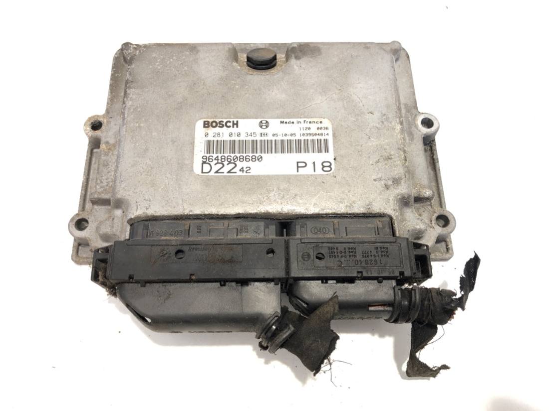 ЕБУ блок управління двигуна Peugeot Boxer 9648608680 0281010345