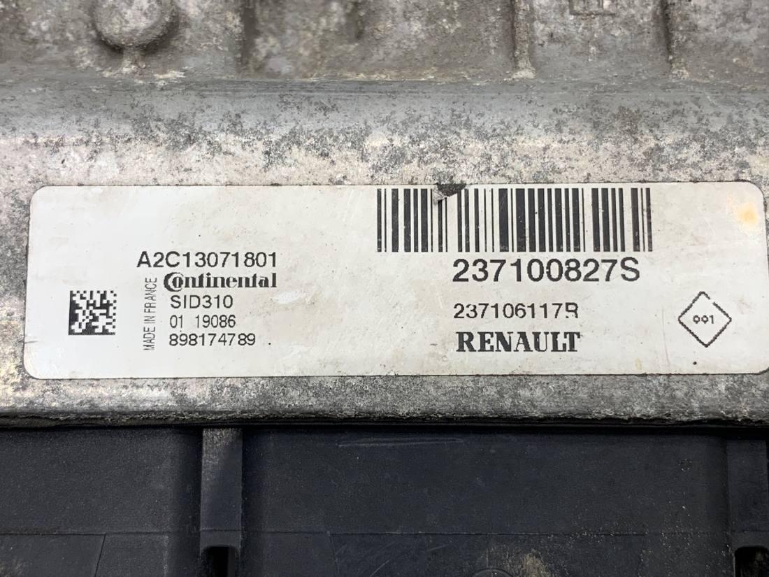 ЕБУ блок управління двигуна Renault Master 237100827S — фото деталі 4