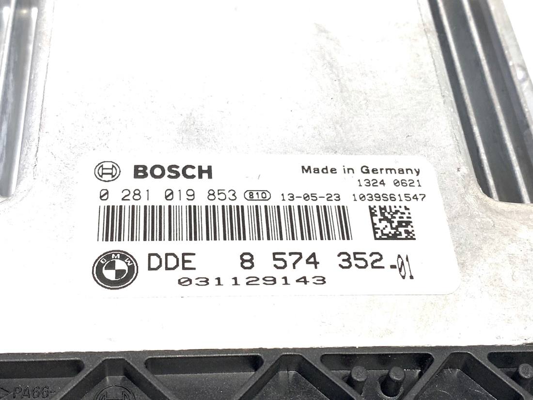 ЭБУ блок управления двигателем BMW X1 E84 8574352 0281019853 — фото детали 4