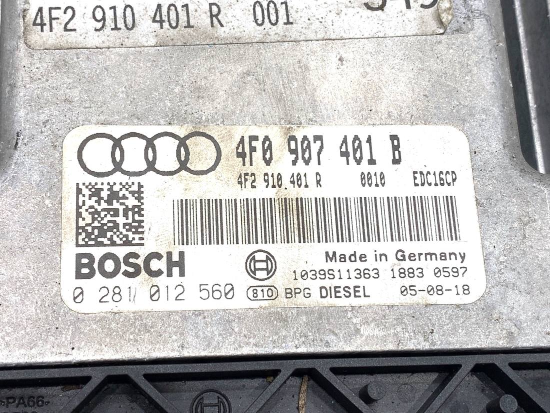 ЕБУ блок управління двигуна Audi A6 C6 4F0907401B — фото деталі 3