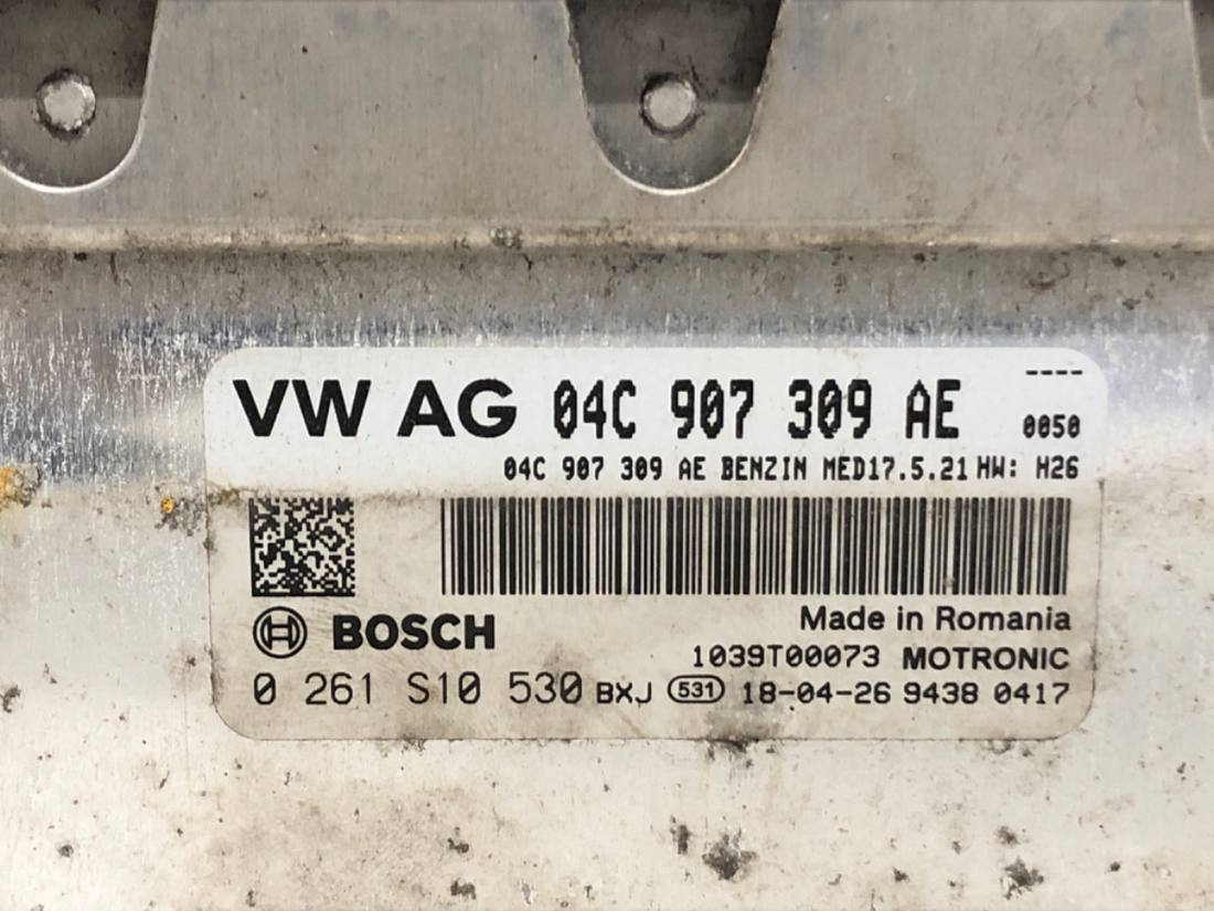 ЕБУ блок управління двигуна Skoda Fabia 3 0261S10530 04C907309AE — фото деталі 4