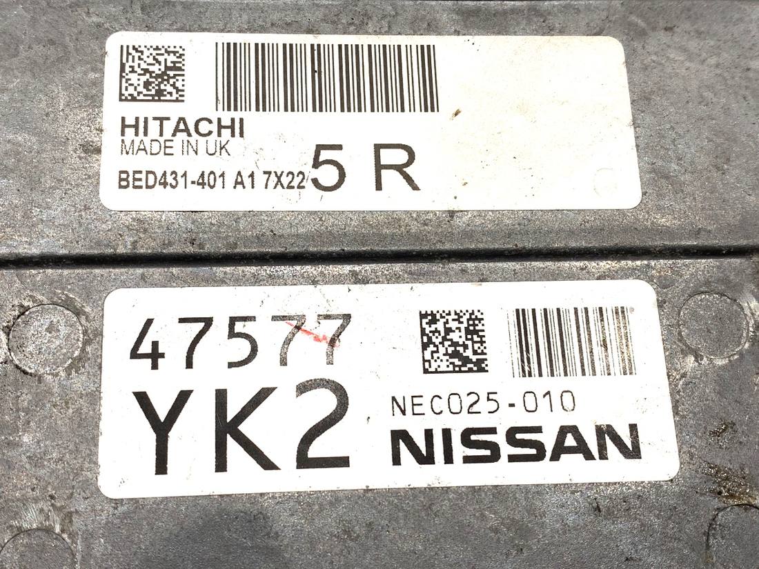 ЕБУ блок управління двигуна Nissan X-trail BED431-401 NEC025-010 — фото деталі 4