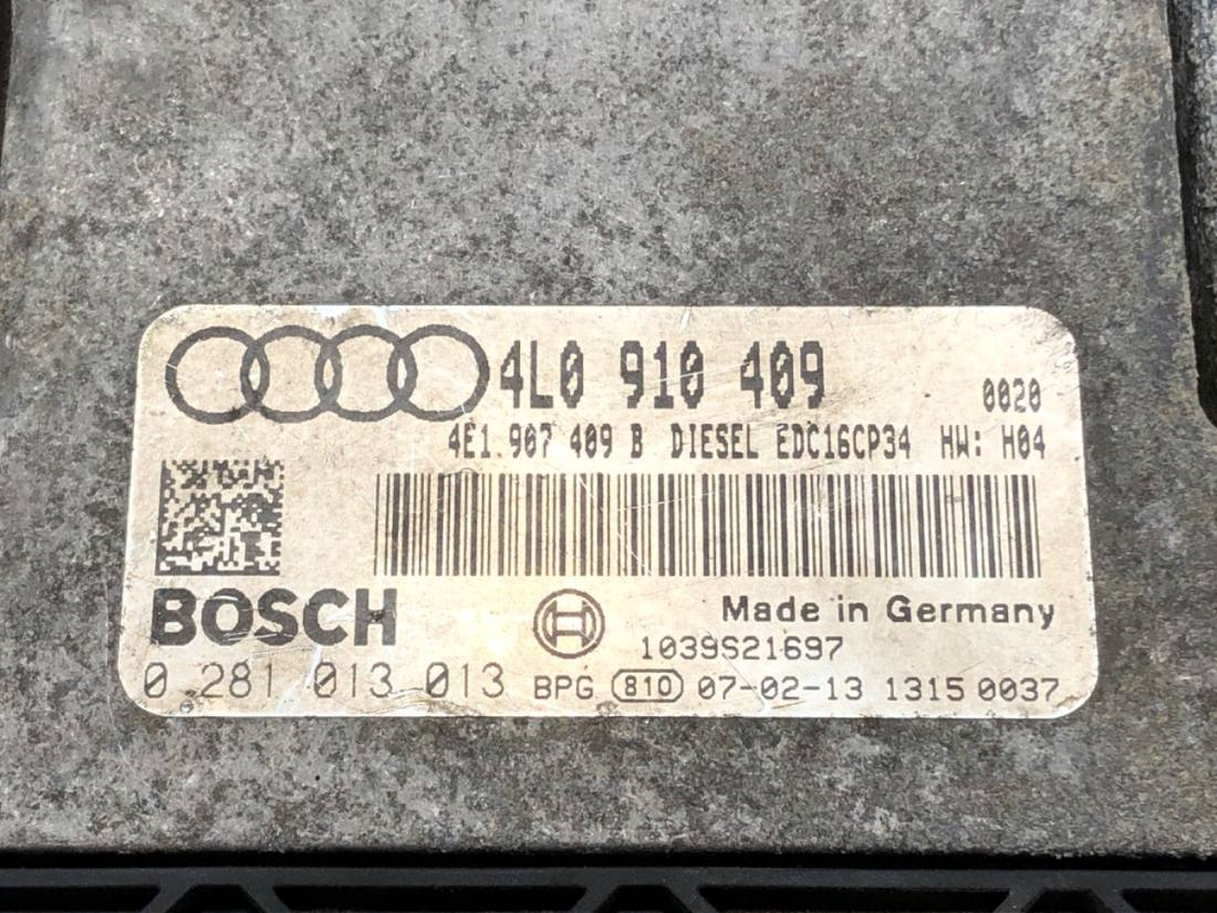 ЕБУ блок управління двигуна Audi Q7 4L0918489 — фото деталі 4