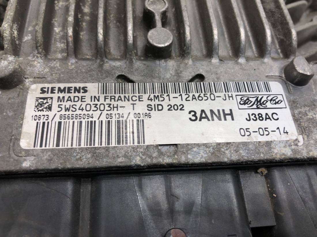 ЕБУ блок управління двигуна Ford C-Max 4M51-12A650-JH — фото деталі 4