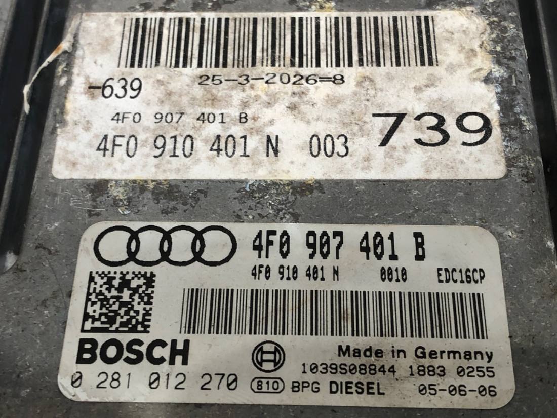ЕБУ блок управління двигуна Audi A6 C6 4F0987401B — фото деталі 3