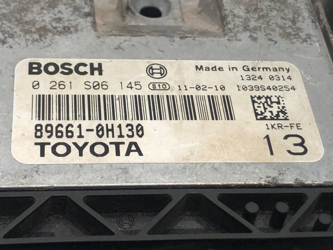 ЕБУ блок управління двигуна Toyota Aygo 89661-0H130 — фото деталі 4