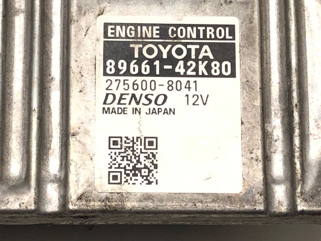 ЕБУ блок управління двигуна Toyota Rav4 89661-42K80 — фото деталі 5