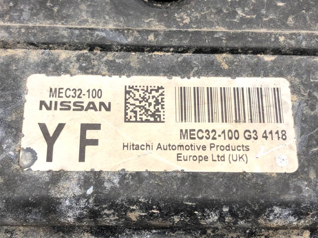 ЕБУ блок управління двигуна Nissan Micra MEC32-100 — фото деталі 4