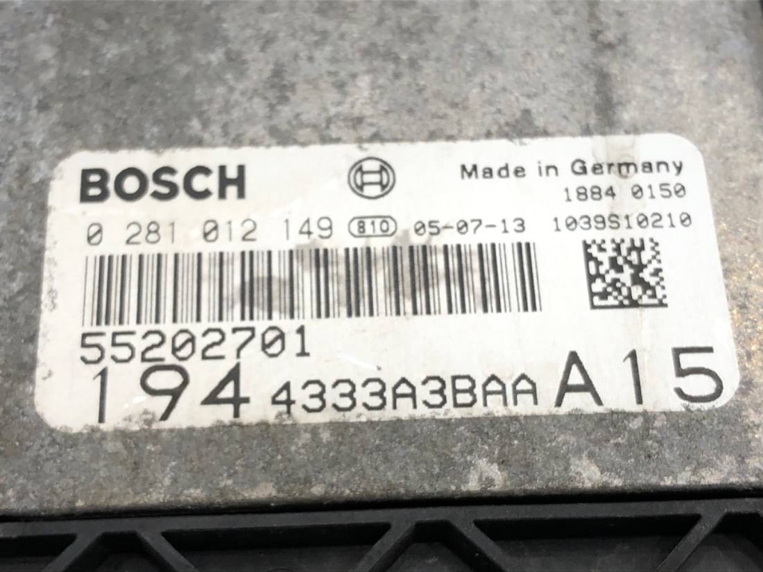 ЕБУ блок управління двигуна Fiat Croma 0281012149 — фото деталі 4