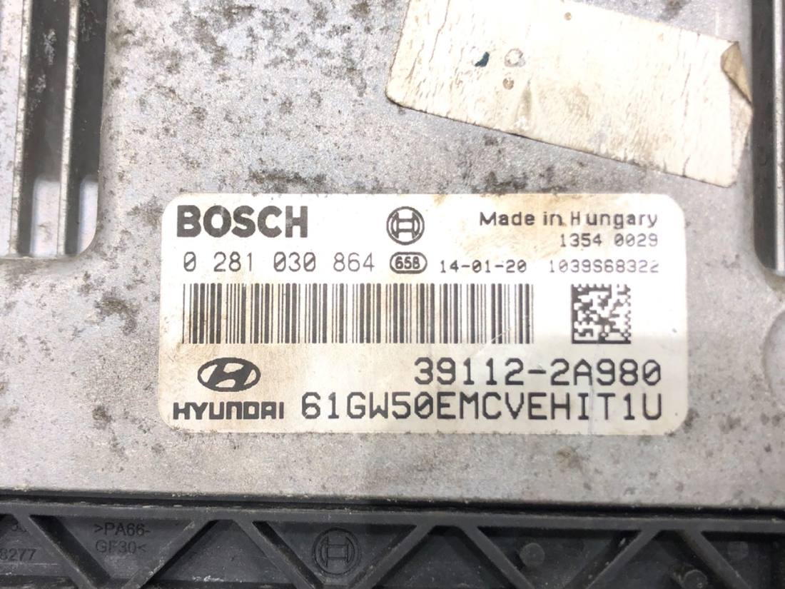 ЕБУ блок управління двигуна Hyundai I30 39112-2A980 0281030864 — фото деталі 5
