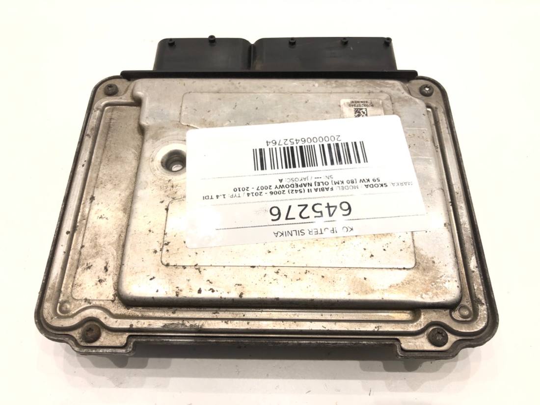ЕБУ блок управління двигуна Skoda Fabia 2 045906013AJ 0281016625 — фото деталі 2