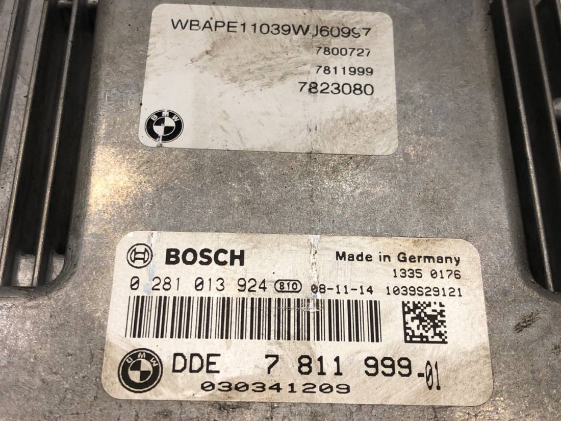 ЕБУ блок управління двигуна BMW X3 E83 7811999 — фото деталі 4