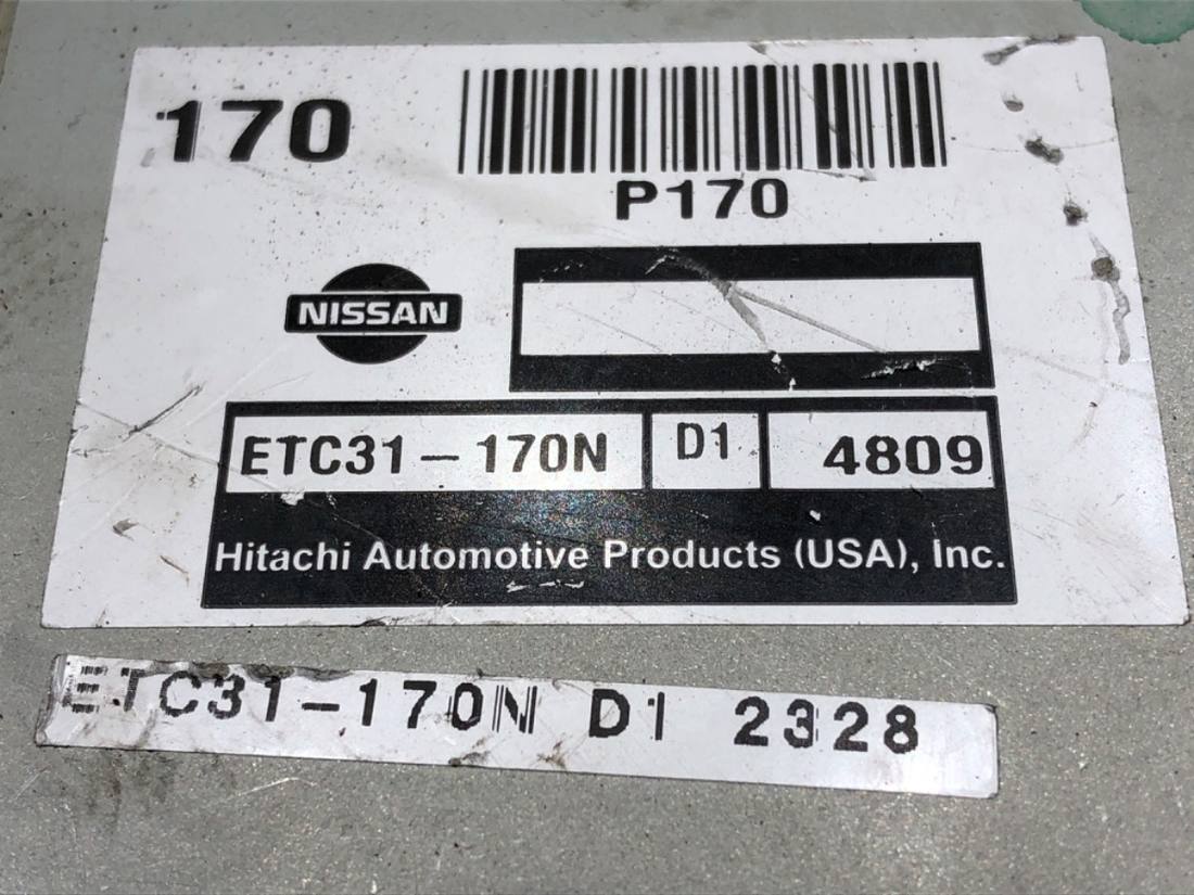 ЕБУ блок управління двигуна Nissan Altima ETC31-170N — фото деталі 4