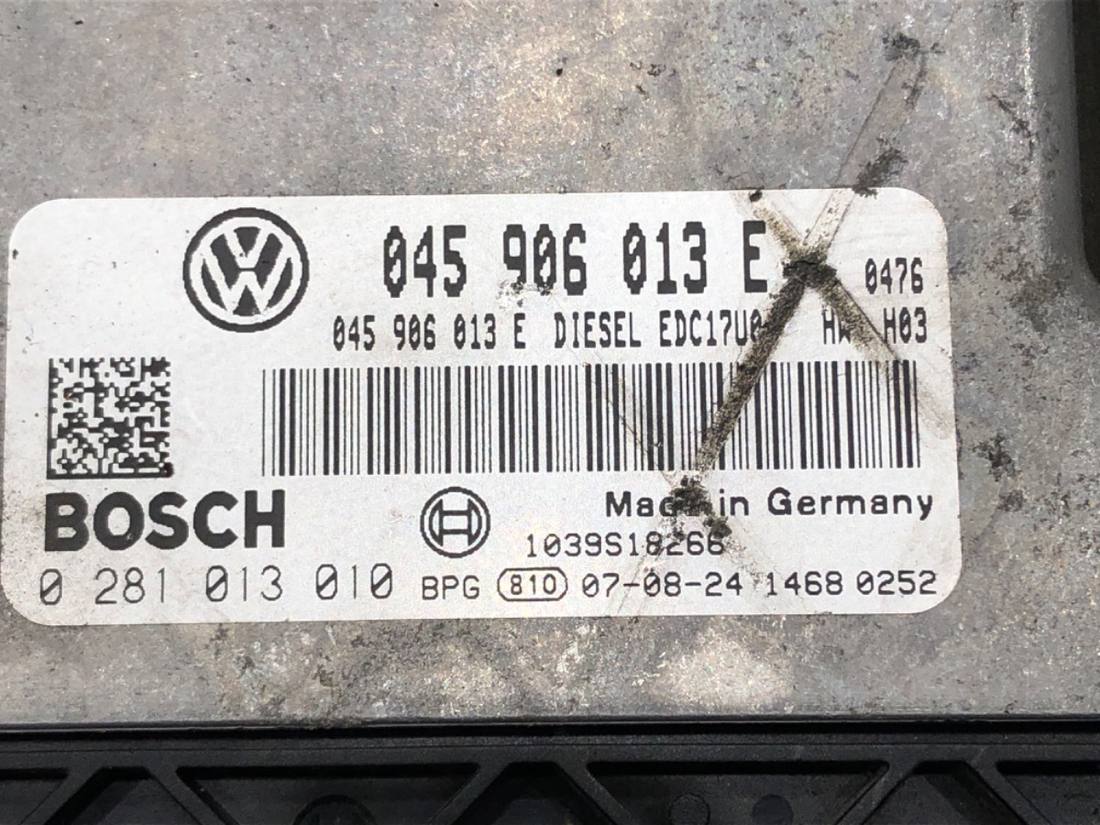 ЕБУ блок управління двигуна Volkswagen Polo 045906013E — фото деталі 4