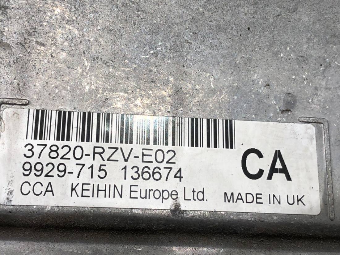 ЕБУ блок управління двигуна Honda CR-V 37820-RZV-E02 — фото деталі 3