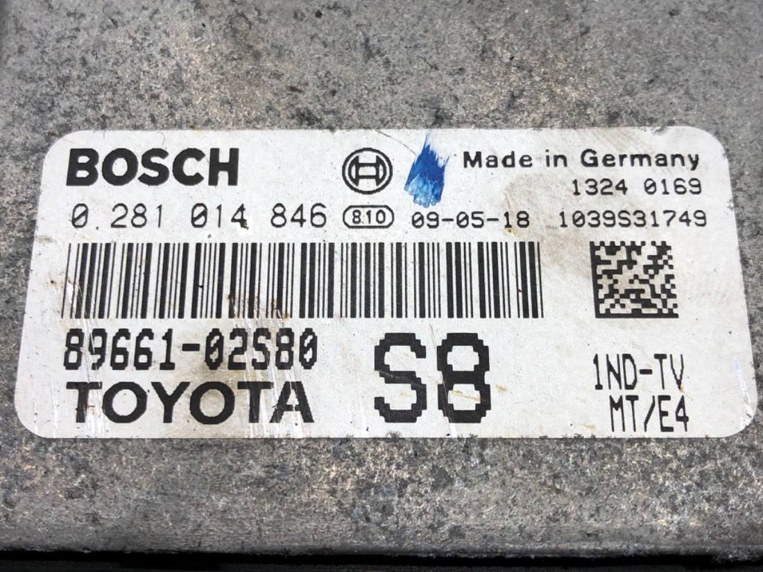 ЕБУ блок управління двигуна Toyota Auris 89661-02S80 — фото деталі 4