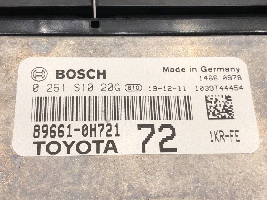 ЕБУ блок управління двигуна Toyota Aygo 89661-0H721 — фото деталі 3