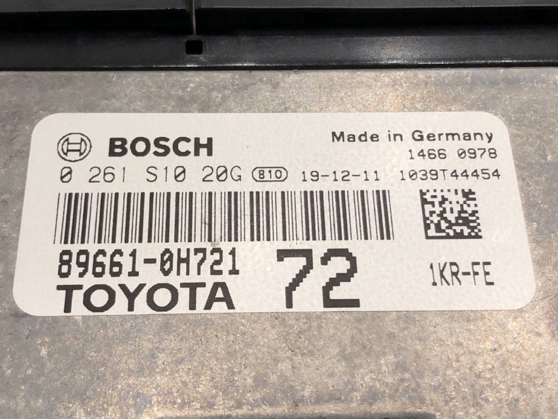 ЕБУ блок управління двигуна Toyota Aygo 89661-0H721 — фото деталі 5