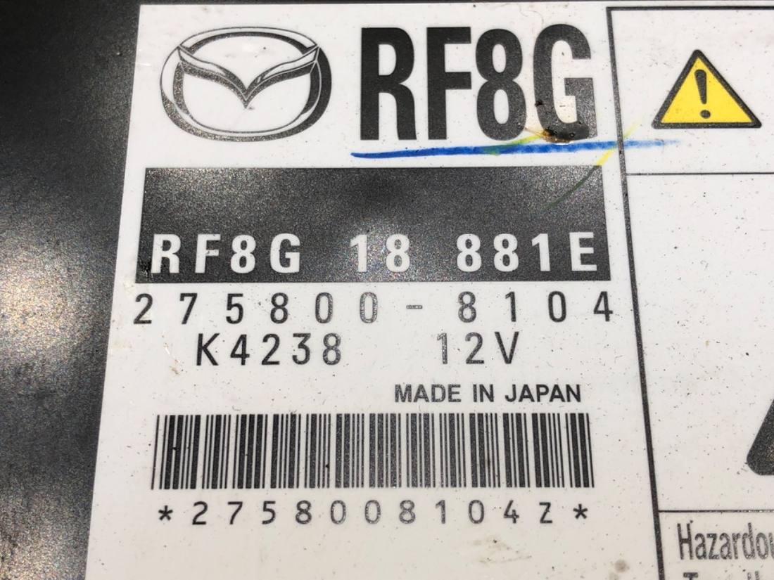 ЕБУ блок управління двигуна Mazda 6 RF8G18881E — фото деталі 4