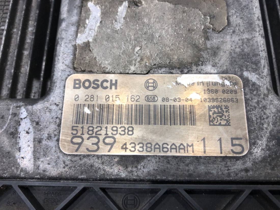ЕБУ блок управління двигуна Alfa romeo 159 0281015162 51821938 — фото деталі 5