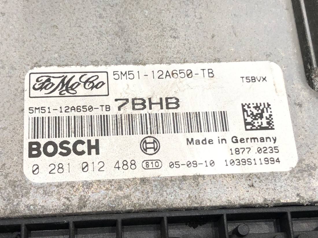 ЕБУ блок управління двигуна Ford Focus 5M51-12A650-TB — фото деталі 4
