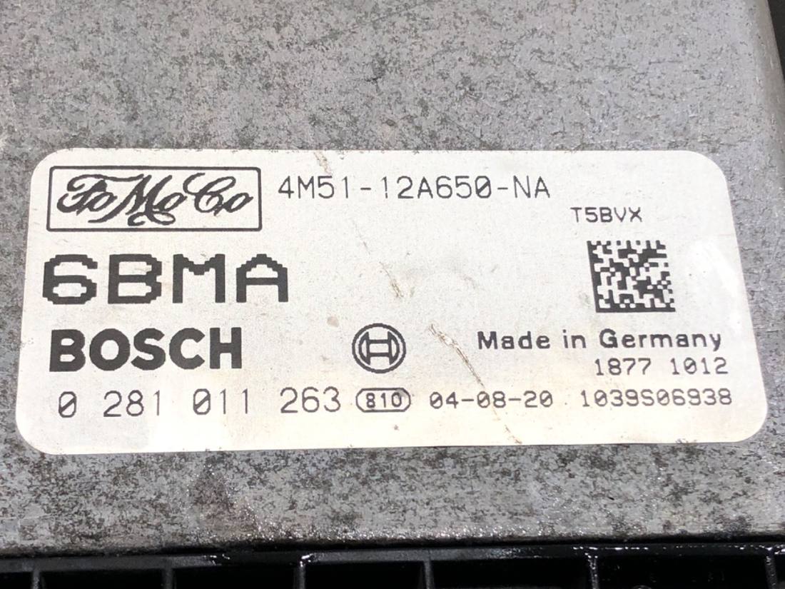 ЕБУ блок управління двигуна Ford C-Max 4M51-12A650-NA — фото деталі 4